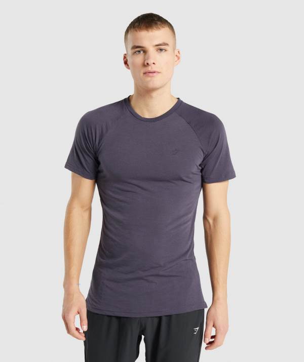 Panske Tricka Gymshark Studio Tmavo Nachový | PN7534819